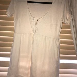Tobi creme yellow romper